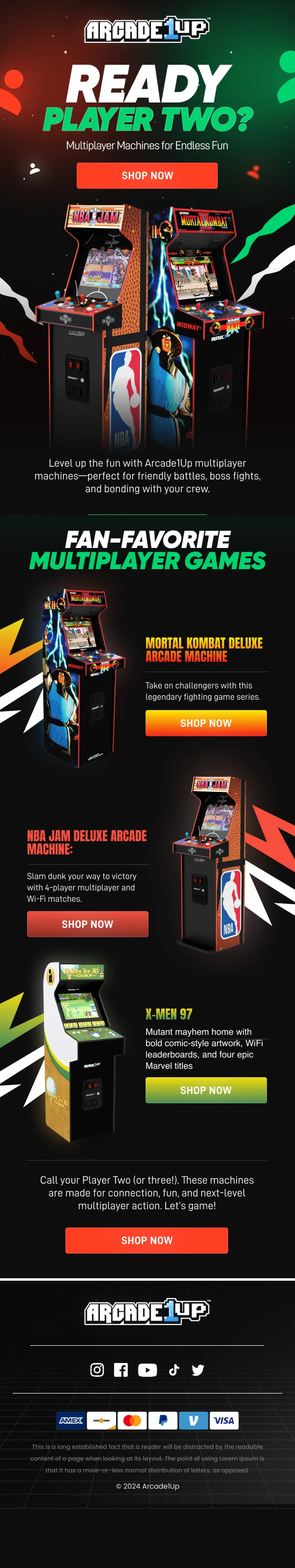 Bundle email design example